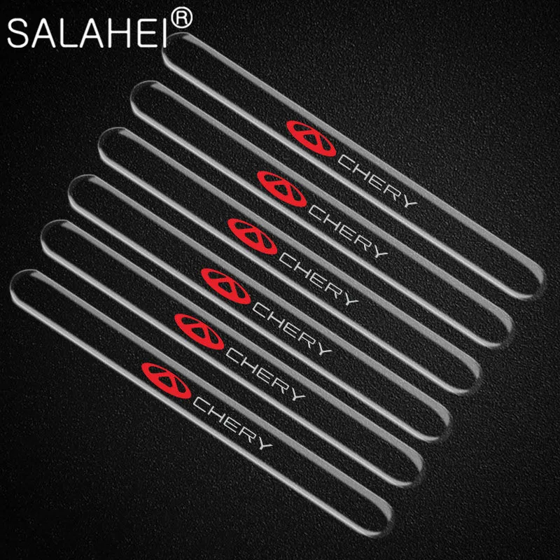 

6Pcs Rearview Mirror Car Door Protection Sticker Bumper Strip For Chery Tiggo Fulwin A1 A3 QQ E3 E5 G5 V5/EMGRAND EC7 EC7-RV EC8