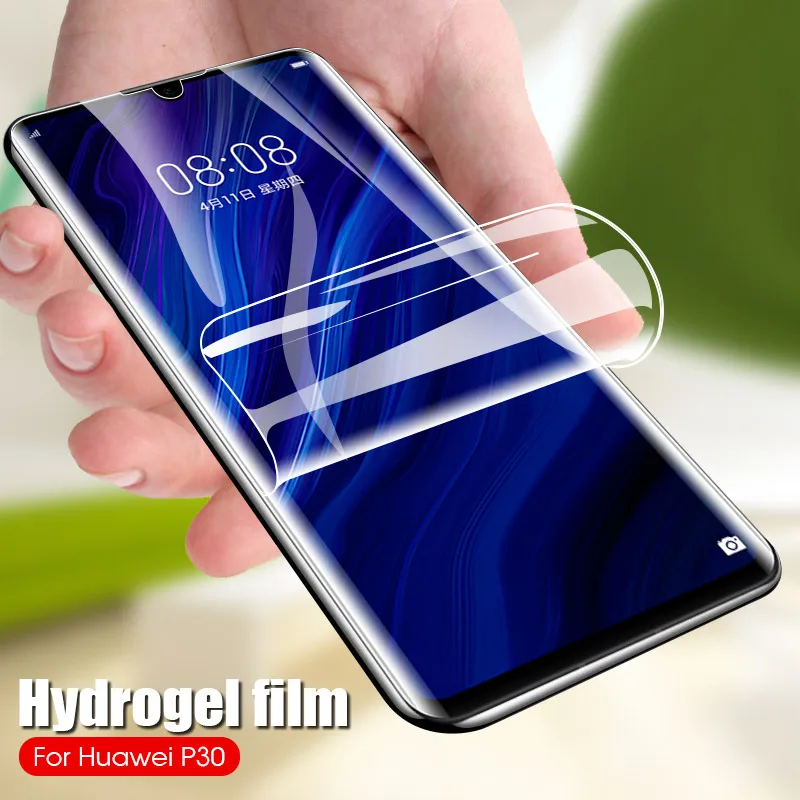 Полностью Мягкая Гидрогелевая Защитная пленка для huawei P20 Lite 2019 P30 Nova 5i экрана |