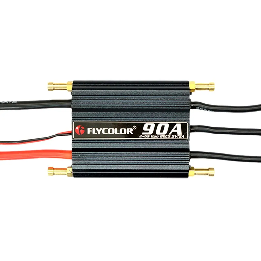 Flycolor 50A 70A 90A 120A 150A бесщеточный ESC 2-6S RC лодки водонепроницаемые с BEC/система