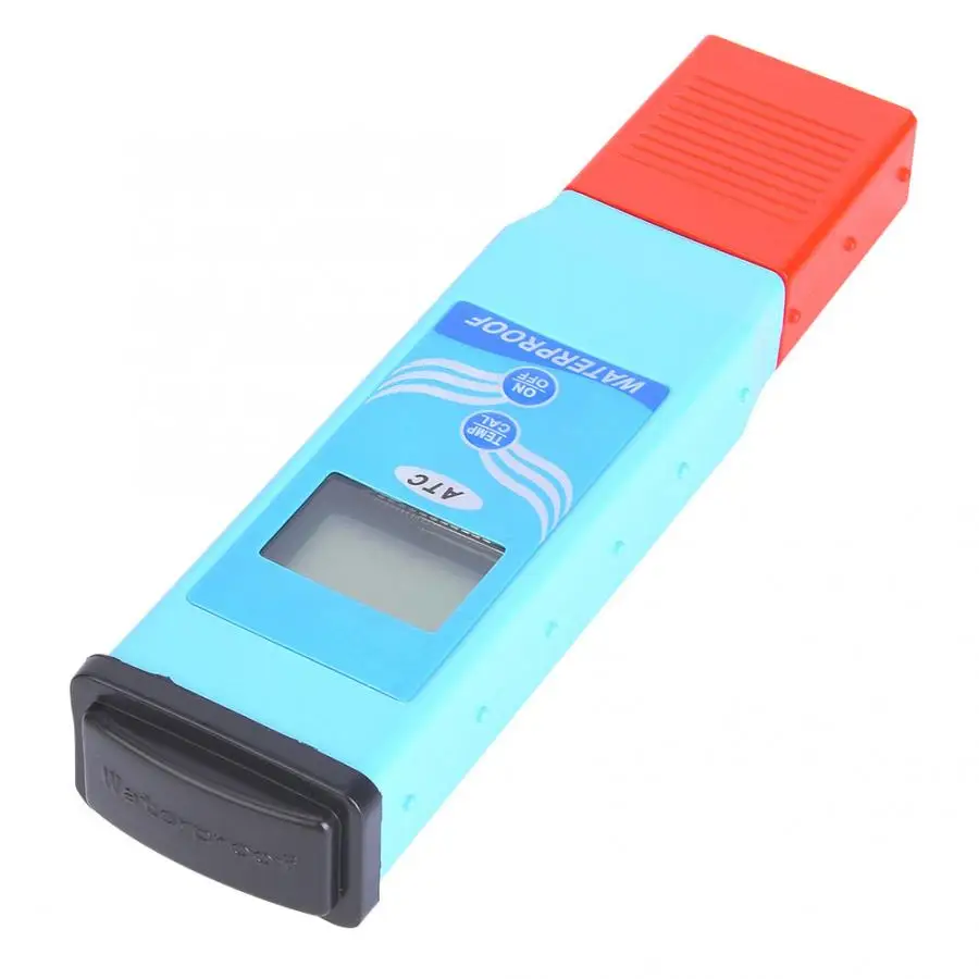 

Digital PH Meter Waterproof PH/Temperature Tester Water Quality Test with Dual Level LCD Display Durable