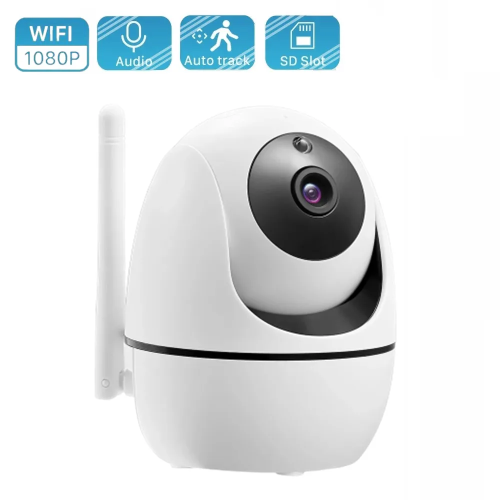 

1080P IP Camera Wireless Pan Tilt Security Camera Wifi Auto Tracking Two Way Audio CCTV Surveillance Camera IR Night Vision P2P