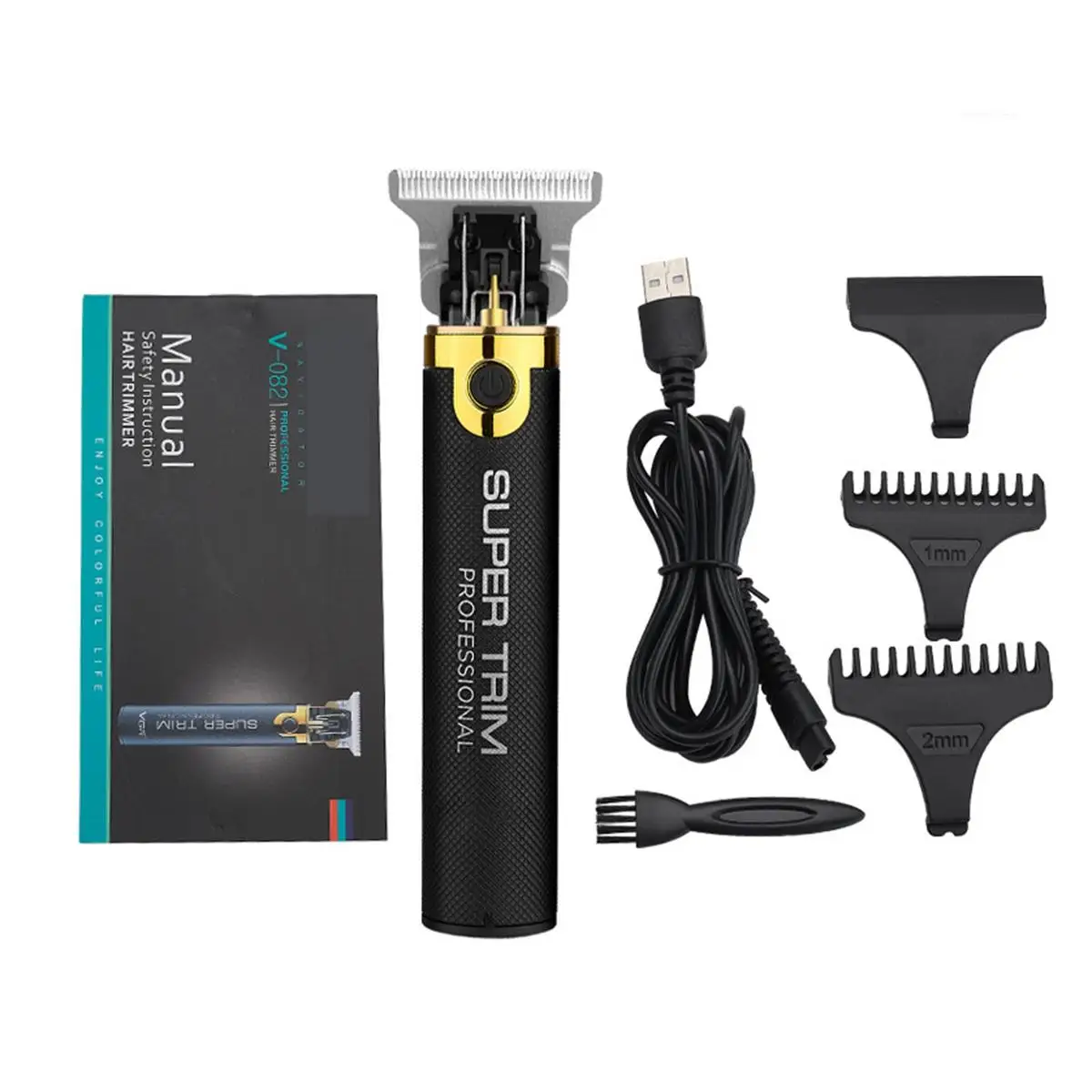 

Close-cutting Hair Trimmer Rechargeable Electric Hair Clipper Barbershop Cordless 0mm T-blade Baldheaded Outliner Men