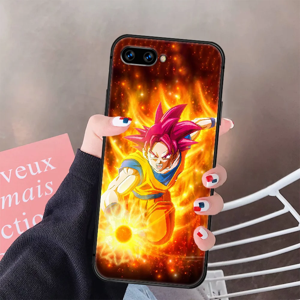 

Anime Dragons Balls Goku Phone Case Cover Hull For HUAWEI Honor 8 8c 8a 8x 9 9a 9x V10 MATE 10 20 I Lite Pro black Hoesjes