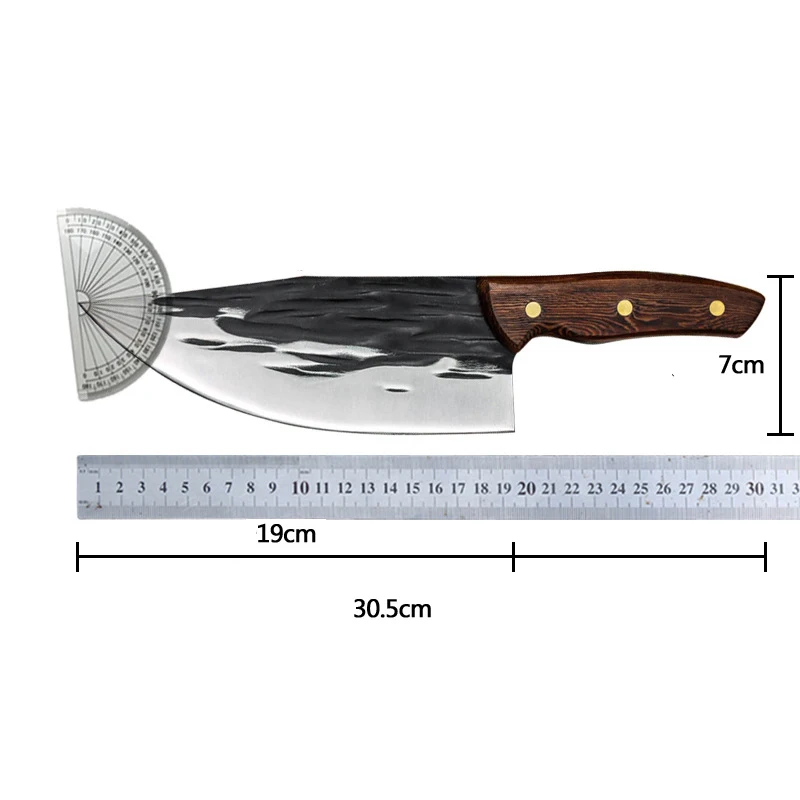 

Forged Pork Knife Butcher Knife Butcher Splitting Knife Stainless Steel Butcher Knife Sharp Butcher Knife