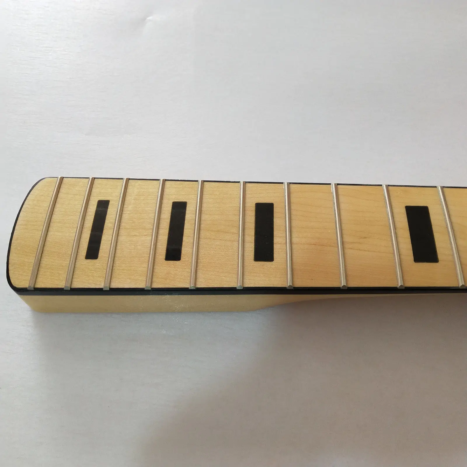 Черный блок Jazz Bass style 4 string 20 fret кленовый басовый вырез Замена | Спорт и развлечения