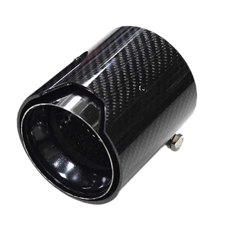 

Автомобильный глушитель выхлопной трубы из углеродного волокна 105 мм 67 мм Отделка из волокна задняя выхлопная труба для BMW 1 серии 3 серии ...