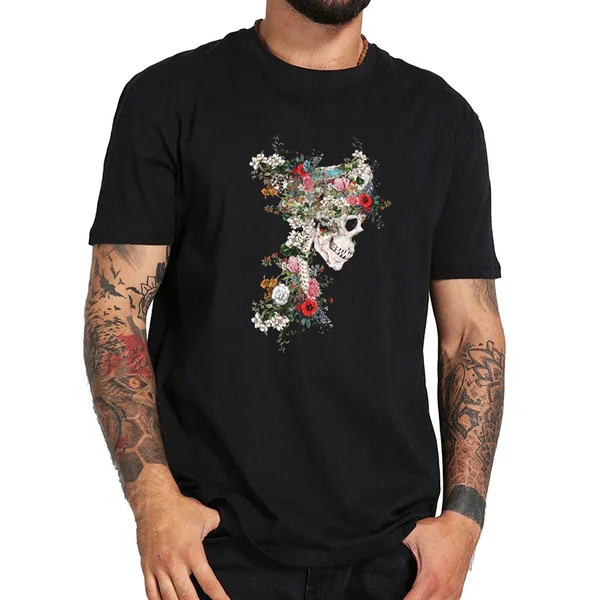 

skull queen Men T-shirt man T Shirt Men's tshirt o-neck tee