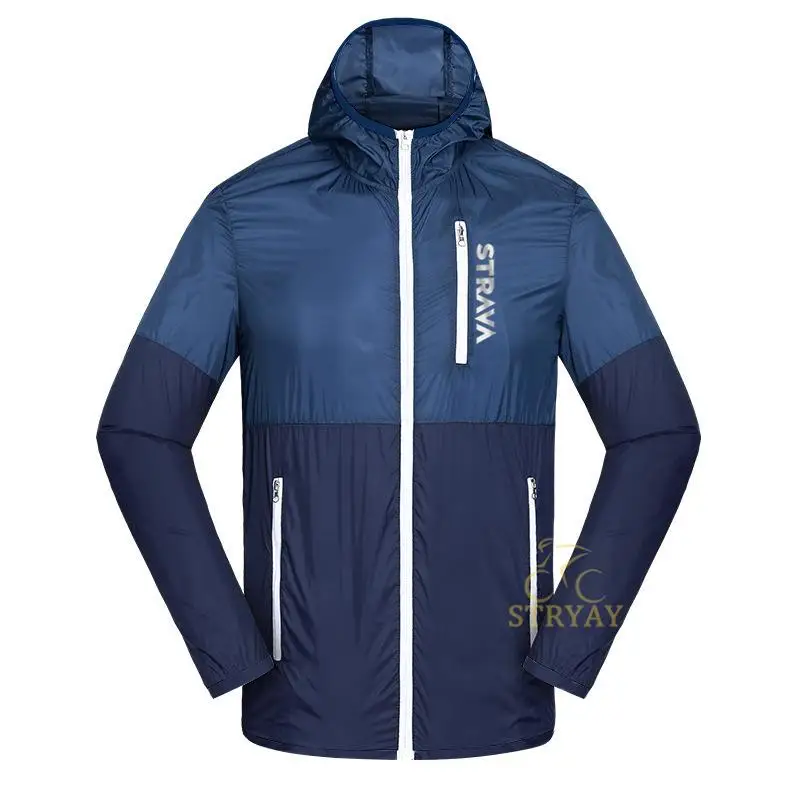 

Breathable Men's Jacket Strava Short Wind Cycling Jacket Outdoor Sport Clothing Men Windbreaker Downhill Riding Windbreaker