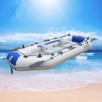 kayak thickening inflatable boat 234 person motorboat dinghy fishing boat durable pvc rubber fishing boat set with paddles pum