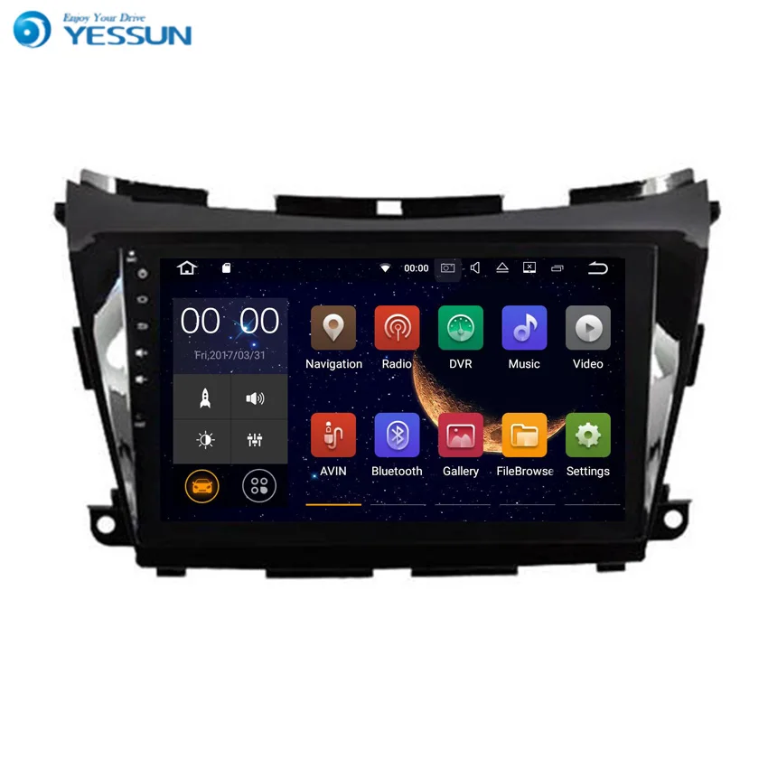 Автомобильный радиоприемник Yessun на Android стерео GPS-навигация для Nissan Murano 2015