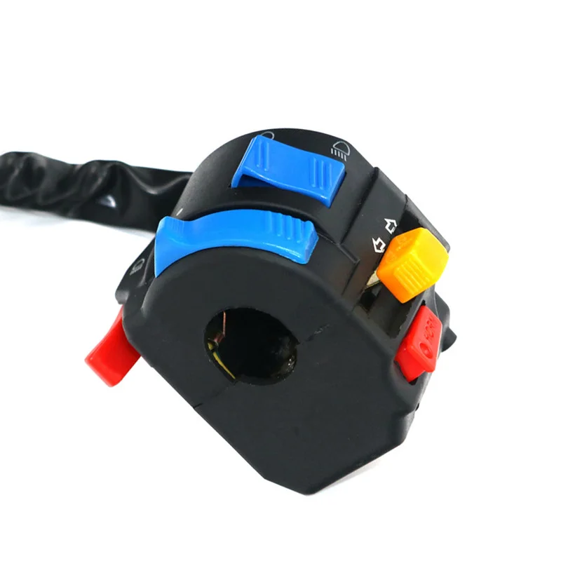 

22mm Handlebar Motorcycle Five-function Switch Dirt Bike ATV Multi-function Switches Light Horn Indicator Passing Light Switch