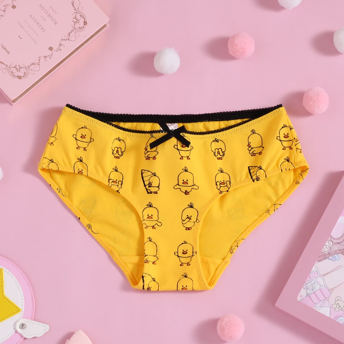 

Cartoon Kawaii Duck Underwear Panties Women Cute Lolita Girls Lingerie Intimate Briefs Japanese Cosplay Underpants Cosplay Gift