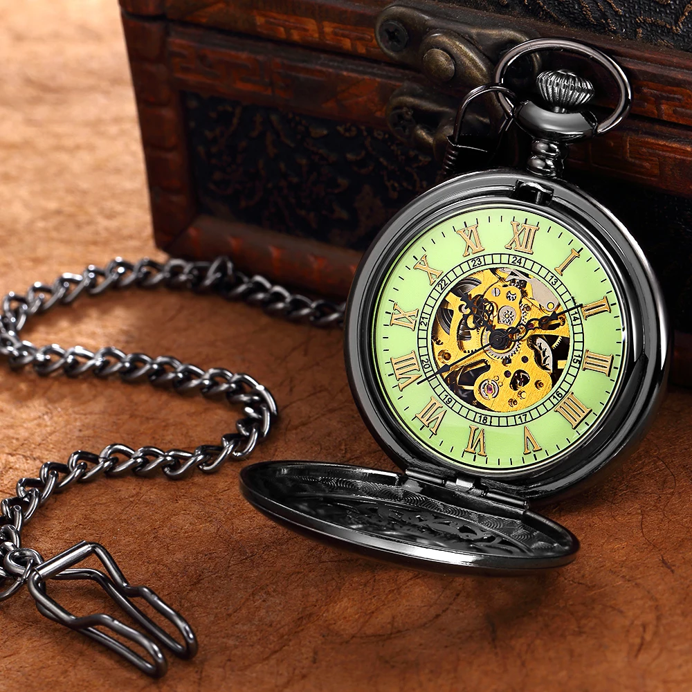 Часы ORKINA мужские повседневные механические из нержавеющей стали|Карманные часы|