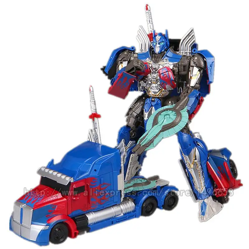 

Heimanba New oversize 22CM Transformation 5 Movie Toys Kids KO Robot Car Model Collection Classic Action Figure Toys boy Gifts