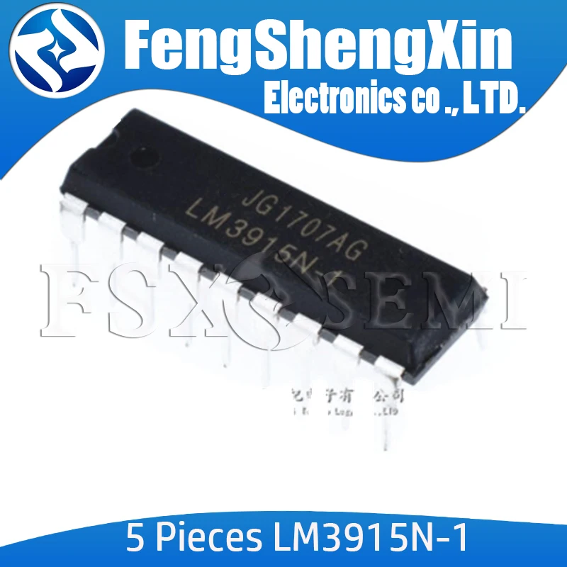 5 шт./лот светодиодный драйвер для гистограммы DIP 18 LM3915N LM3915 IC|led driver ic|driver icdriver led |
