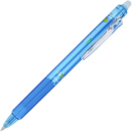 3 шт./лот пилот LFBK-23EF(F) 0,5/0,7 мм Выдвижной FRITION стираемый фриксион мяч стук кликер 3 цвета офисные и школьные принадлежности - Цвет: 0.5mm light blue