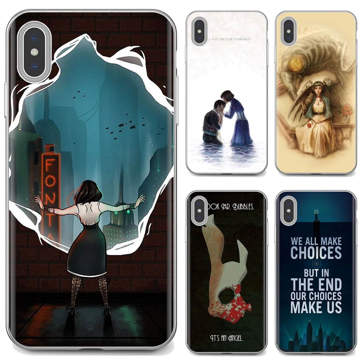 Чехол для Samsung Galaxy S10E S20 FE Note 10 20 Edge Lite Plus Ultra Alpha Core Prime мягкий корпус Bioshock Infinite House