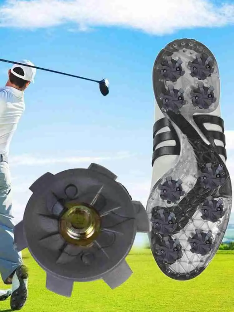 

12Pcs Golf Shoe Spikes Removal Tool Black Clamp Cleats Studs Replacement Plastic Removal Durability with Comfort Tool X1Z0
