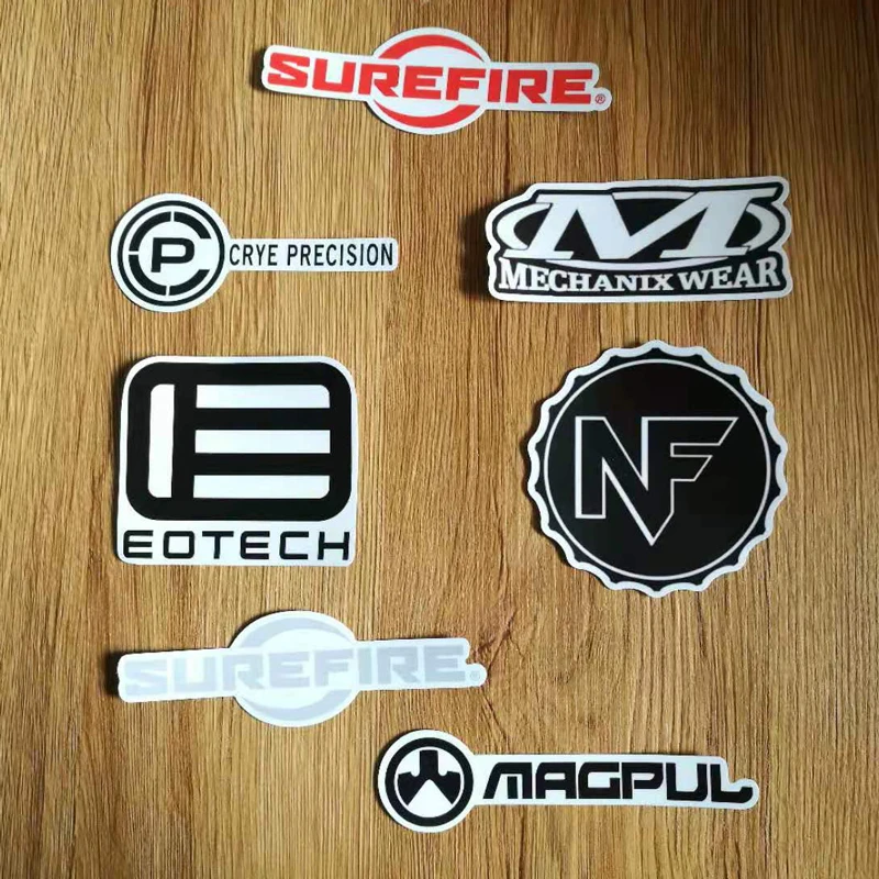 Adhesivos de Accesorio militar para coche, Pegatinas impermeables de vinilo con Logo de las fuerzas nocturnas, calcoman&iacute;as del ej&eacute;rcito para Motor, jarra, nevera y equipaje-2