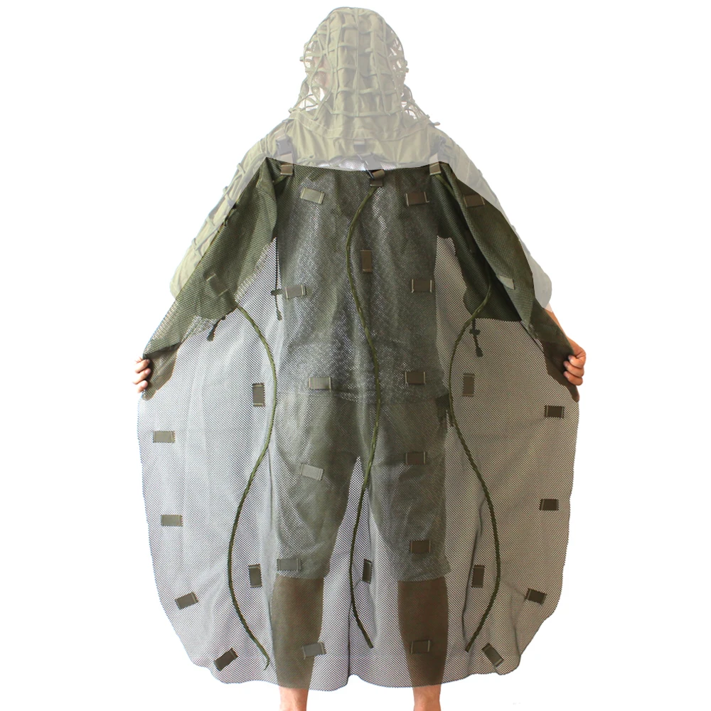 ROCOTACTICAL дышащая основа Ghillie Suit Foundation Ripstop сp Multicam + Cape для охоты снайпера страйкбола