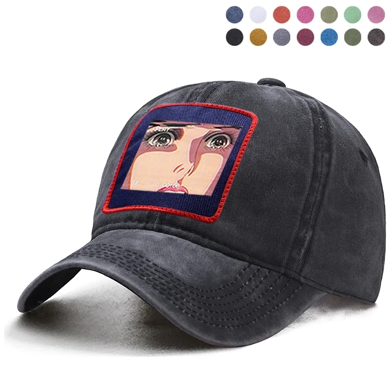 Бейсболка Vaporwave Sad Crying Eyes Солнцезащитная шляпа для папы водителя грузовика