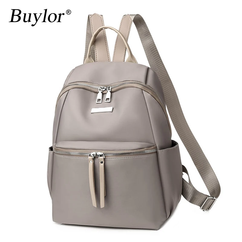 

Buylor Fashion Women Backpack Oxford Cloth Retro Casual Female Backpack Girls School Bag Travel Bagpack Ladies Back Pack