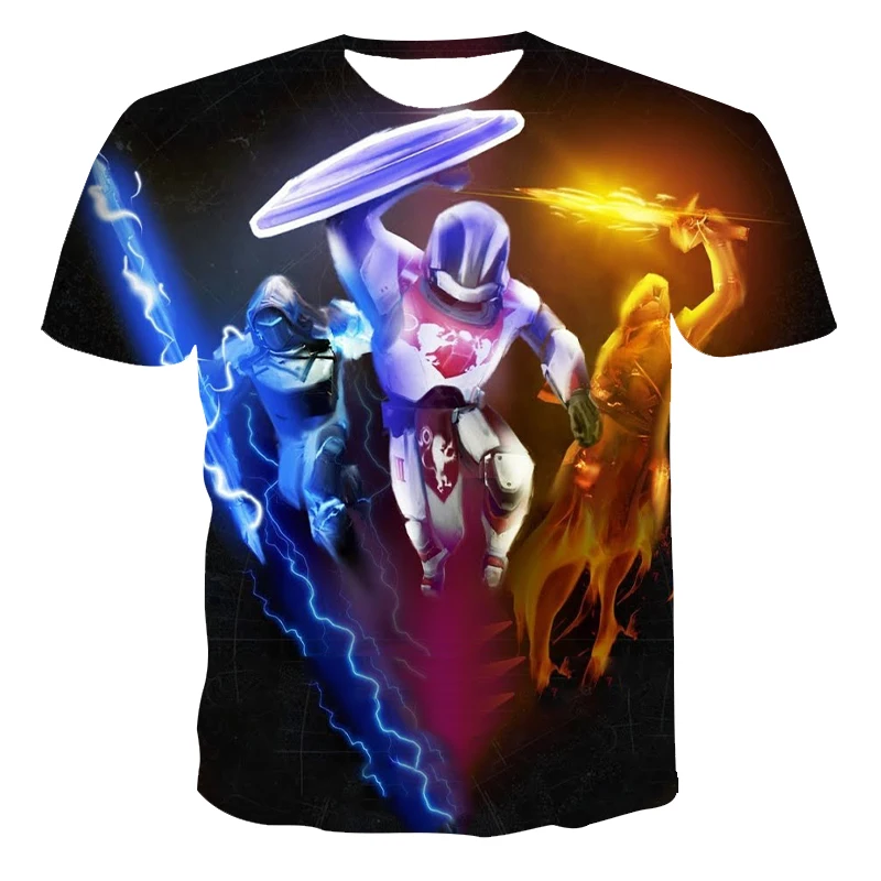 

Summer New Men'S And Women'S 3dt Shirt Short-Sleeved Hip-Hop Mythical Character Monster Pattern Top Large Size Xxs-6xl