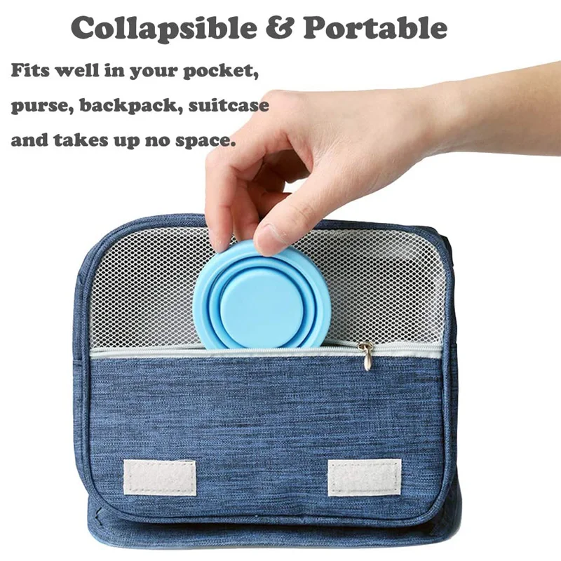 Складная чашка 170 мл не содержит Бисфенол А для пищевой воды складная силиконовая