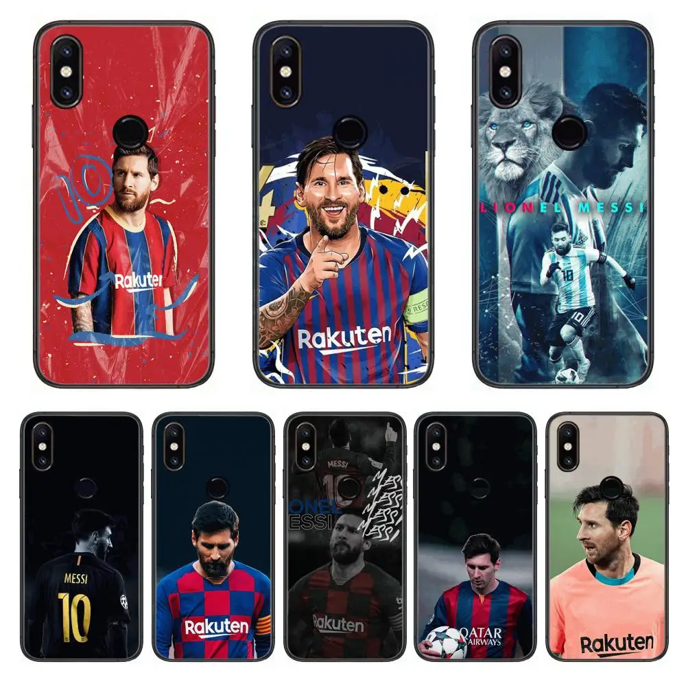 

Trend Football Messi Case Phone Case For xiaomi M2 C3 X3 F2 Lite NFC 6 5 x Poco k30 Pro Anime Black Cover Silicone Back Pretty