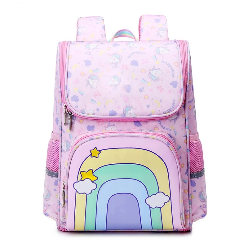 

new Cute Girls School Bags Children Primary Backpack Stars Print Princess Schoolbag Cute Kids Bookbags Mochila Escolar