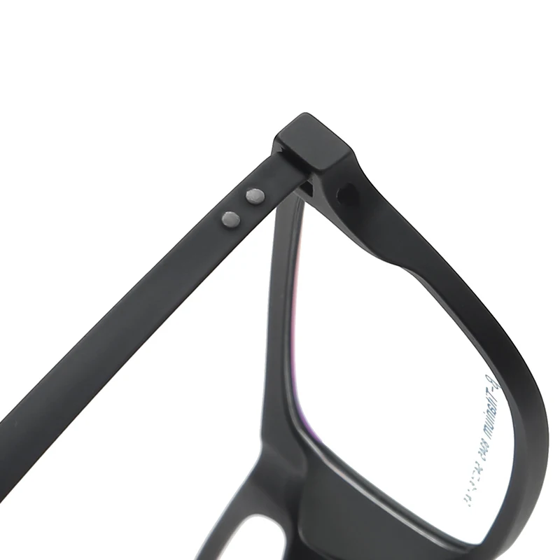 

Logorela FM8345 Full Rim Flexible Frame Pure Titanium Super Light Temple Legs Prescription Eyeglasses Frame Optical Glasses