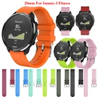 Сменный ремешок для наручных часов из мягкого силикона с дышащие ремни для Suunto 3 фитнес спортивные аксессуары для смарт-браслета Correa