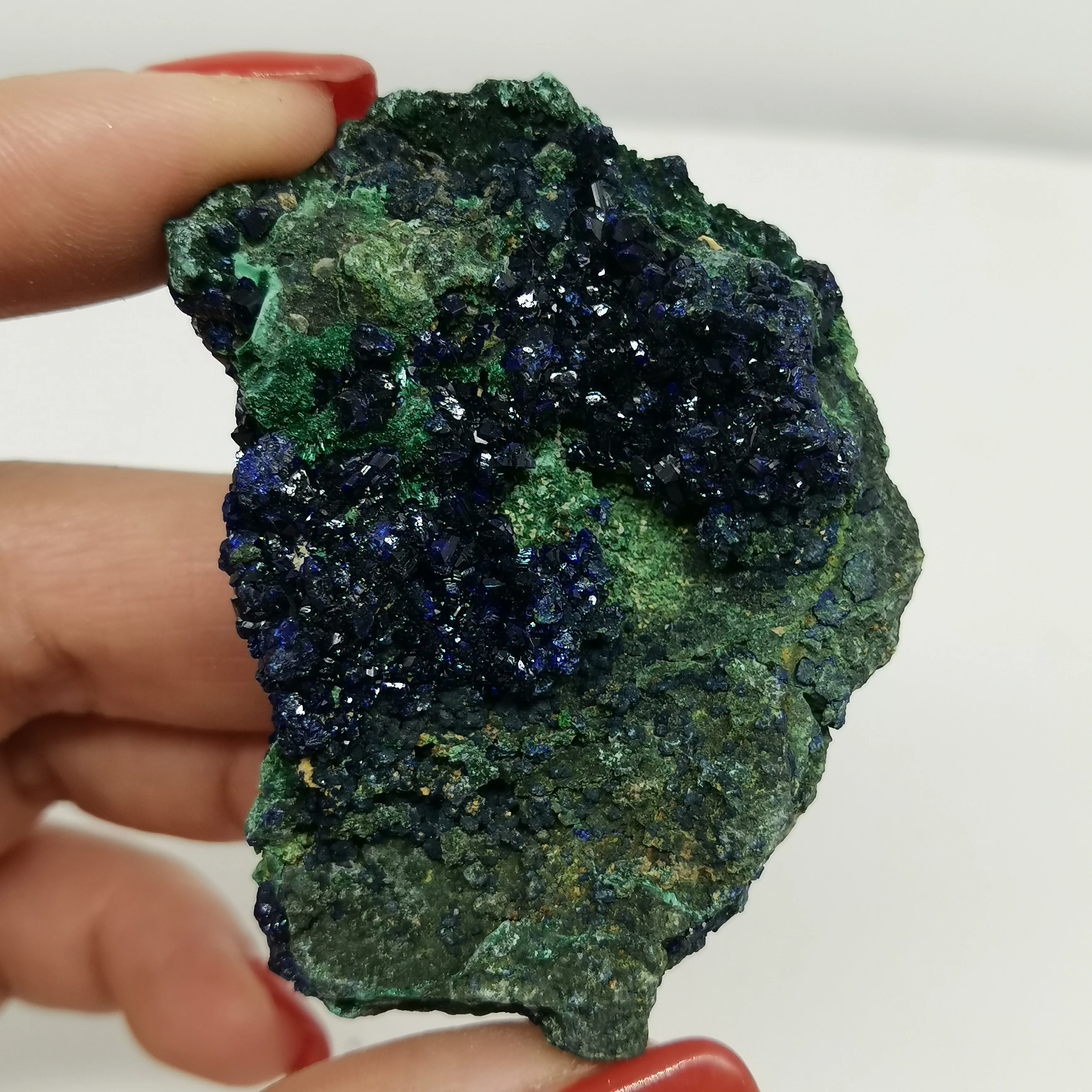 38 г натуральный материал образец azurite геодезический целебный Буле Малахитовый