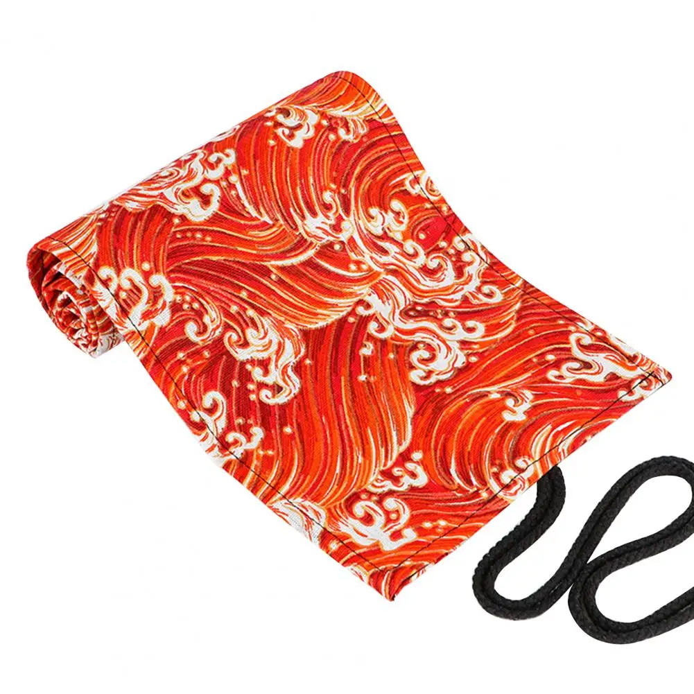 12/24/36/48 отверстия многоцветная большого Ёмкость Холст Карандаш Чехол чехол для