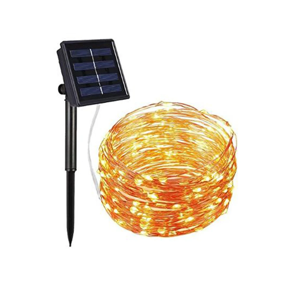 Светодиодный садовый светильник на солнечной батарее Сказочная лампа из медной