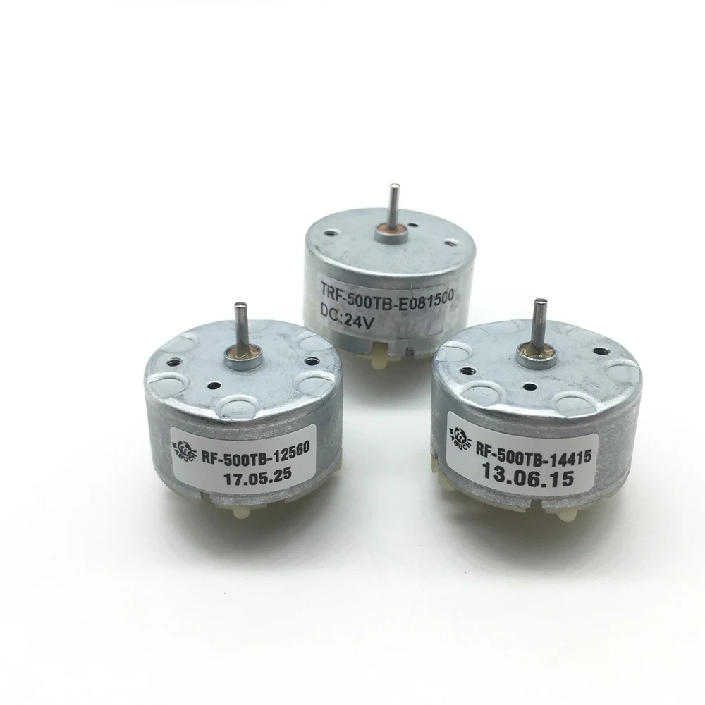 RF-500TB-12560 DC Motor DC 6V 12V 24V  Electric Motor for Alarm Bell Fragrance Machine Blender Micro 500 Motor Home Appliances