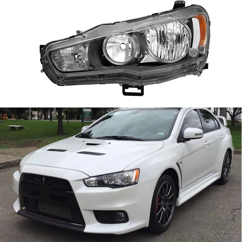 

for Mitsubishi Wingshen LANCER headlight assembly 2007-2010 car front cover headlight turn signal high beam low beam