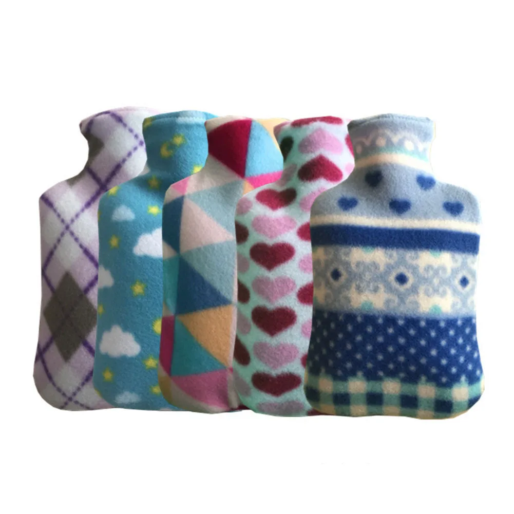 2000ml Hot Water Bag Cover Large Fleece Cloth Bottles Explosion Warm Hand for Proof Rubber Bottle | Бытовая техника