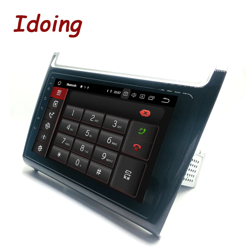 Автомобильный мультимедийный плеер Idoing 9 &quot 2.5D ips Android 10 радио для VWPolo 2011-2015 PX6