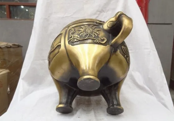 321 16 &quotкитайская Бронзовая Львиная Голова Статуя Тибетский цветок скульптура