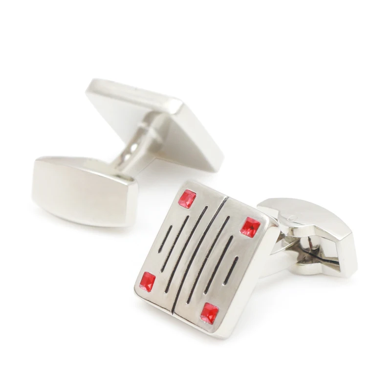 

Полосатые эмалевые запонки для рубашки, свадебные мужские роскошные аксессуары