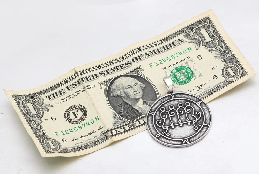 Талисман Пентакль Соломона Wiccan языческая герметичная ожерелье с подвеской