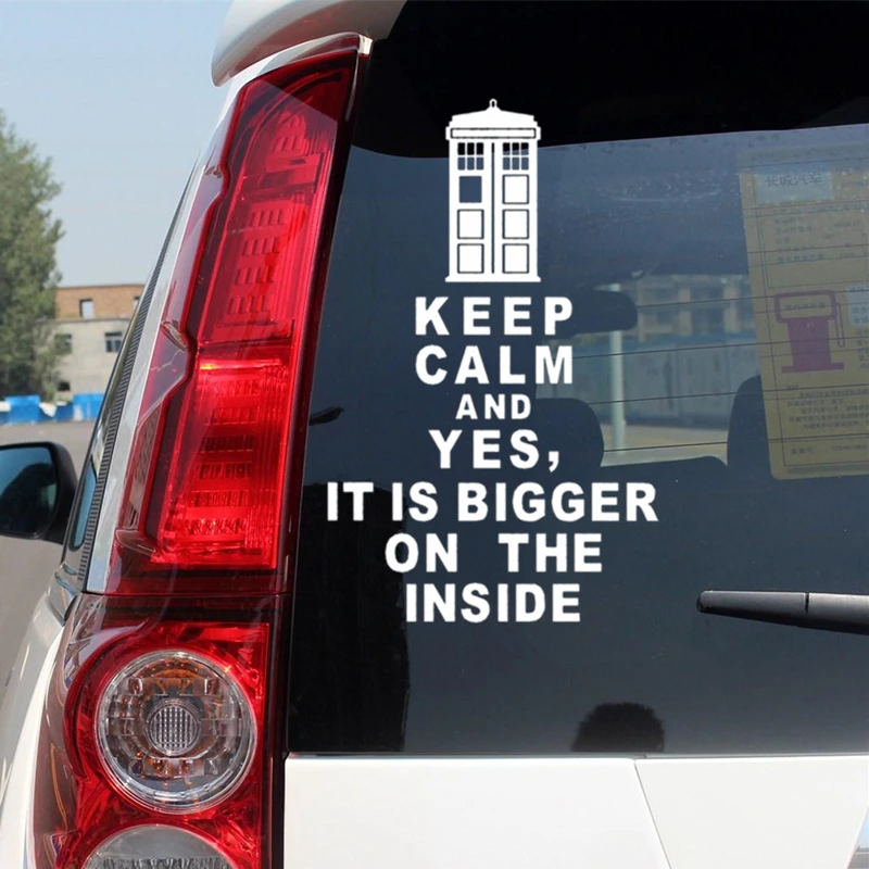 Автомобильные наклейки &quotДоктор Кто Тардис&quot забавные креативные Декоративные