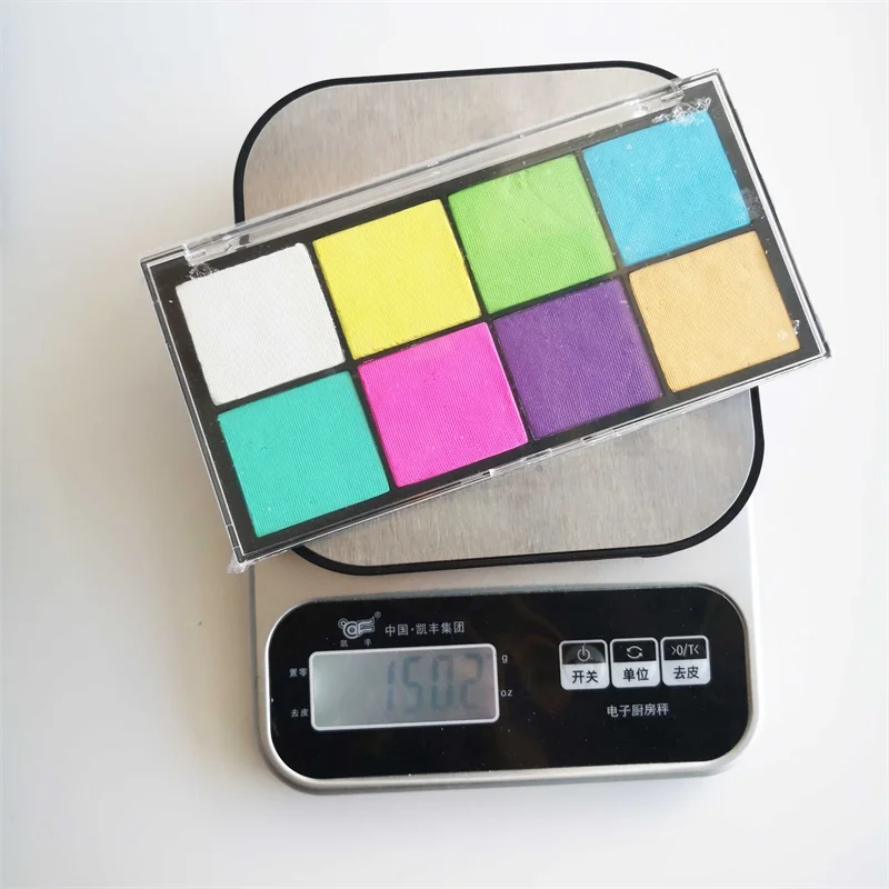 

8 Color Fluorescent Waterborne Painting Body Art Professional Makeup Teaching Supplies Are Safe And Non-Toxic