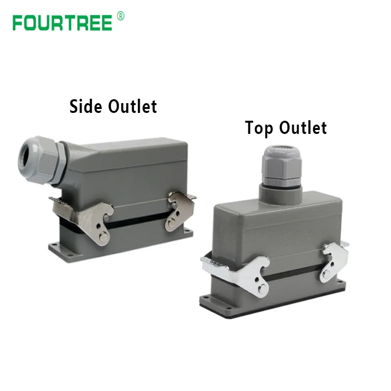 Прямоугольные сверхмощные разъемы HDC-HE промышленная Водонепроницаемая