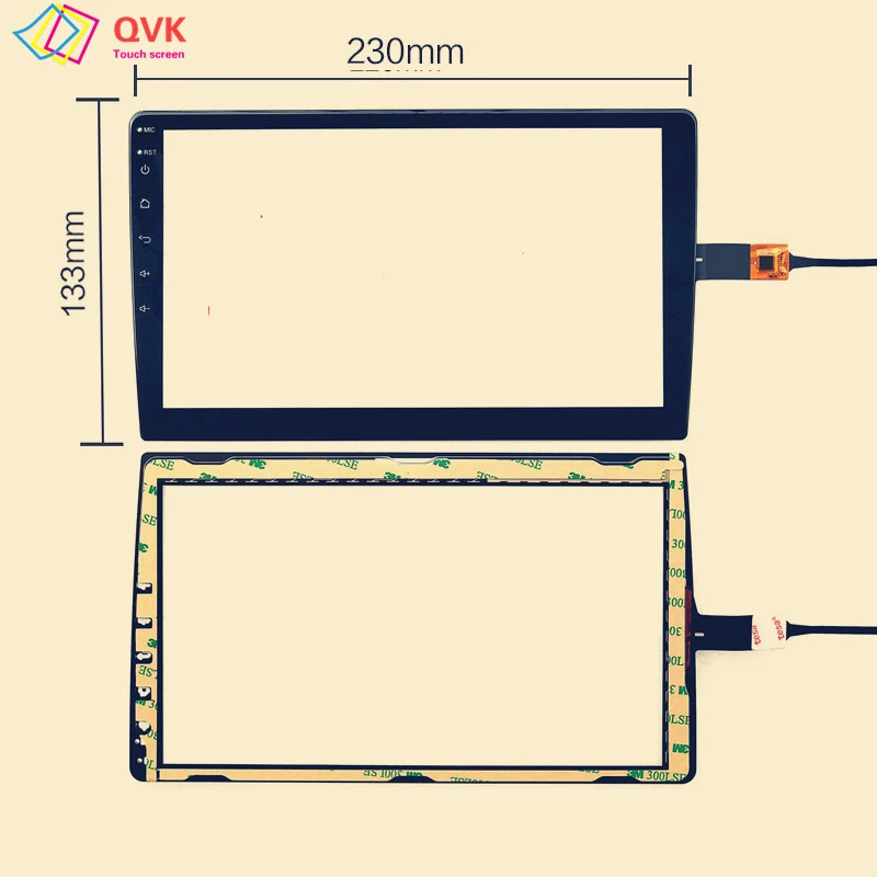 Новый 9-дюймовый сенсорный экран для Roadmster RM H-8922 TF Автомобильный GPS-навигатор радио Сенсорная панель Ремонт запасных частей