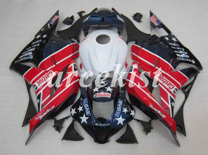 

4Gifts Injection Mold New ABS Full Fairings Fit For HONDA CBR600RR F5 2009 2010 2011 2012 09 10 11 12 body set red