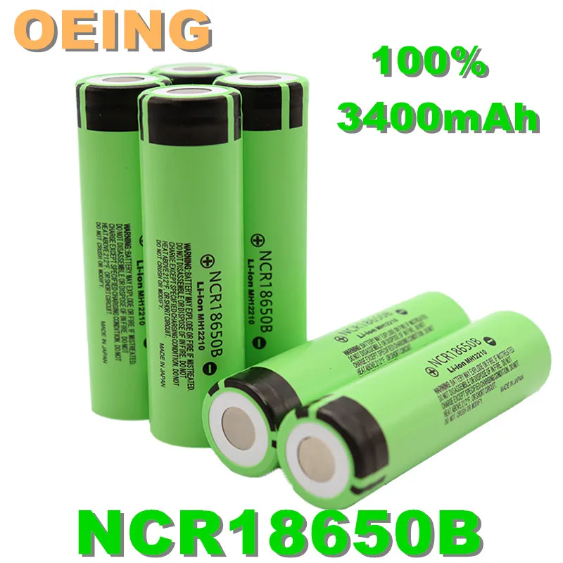 2021 новый оригинальный 18650 аккумулятор NCR18650B 3 7 в 3400 мАч литиевый перезаряжаемый