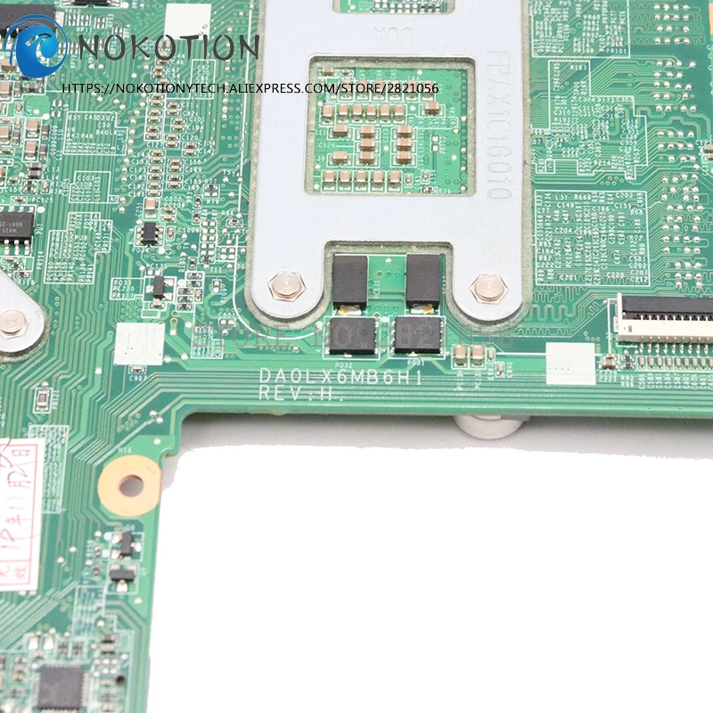 Материнская плата NOKOTION для ноутбука HP Pavilion DV6 DV6-3100 630280-001 DALX6MB6H1 материнская HM55 DDR3