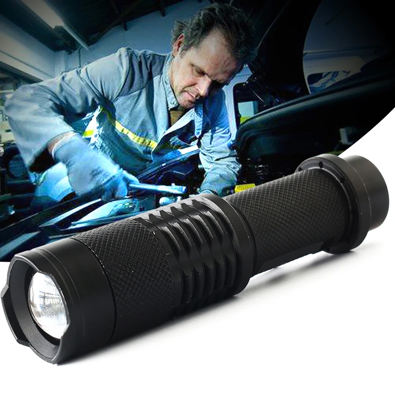

Powerful 2000LM Tactical Flashlights Portable LED Camping Lamps 3 Modes Zoomable Torch Light Lanterns Self Defense